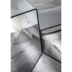 Tavolino Plexiglass Trasparente Colorato da Salotto Made in Italy - Kamon
