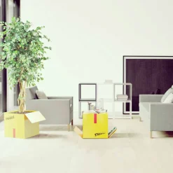 Tavolino porta riviste di design Fragile by Mabele, prodotto artigianale