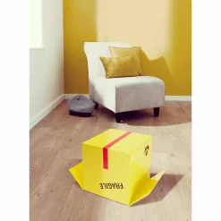 Tavolino porta riviste di design Fragile by Mabele, prodotto artigianale