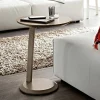 Tavolino Salotto in MDF laccato con Struttura in Legno Massello Made in Italy - Tobiko