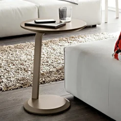 Tavolino Salotto in MDF laccato con Struttura in Legno Massello Made in Italy - Tobiko