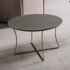 Tavolino Salotto in Metallo Verniciato con Piano in Hpl Made in Italy - Numbo