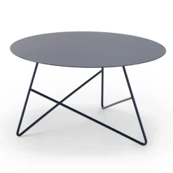 Tavolino Tondo da Giardino in Metallo di Vari Colori e 3 Dimensioni - Magali