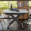 Tavolino Trasformabile con Altezza Regolabile fino a 82 cm Made in Italy - Rotella