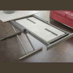 Tavolino Trasformabile con Altezza Regolabile fino a 82 cm Made in Italy - Rotella