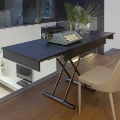 Tavolino Trasformabile Moderno in Metallo e Legno Made in Italy - Universe