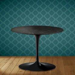 Tavolino Tulip Eero Saarinen H 41 in Ceramica Somnia Made in Italy - Scarlet