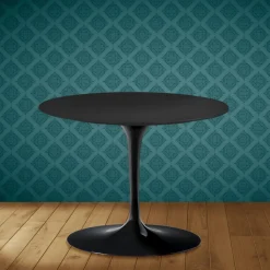 Tavolino Tulip Eero Saarinen H 41 in Ceramica Domoos Made in Italy - Scarlet