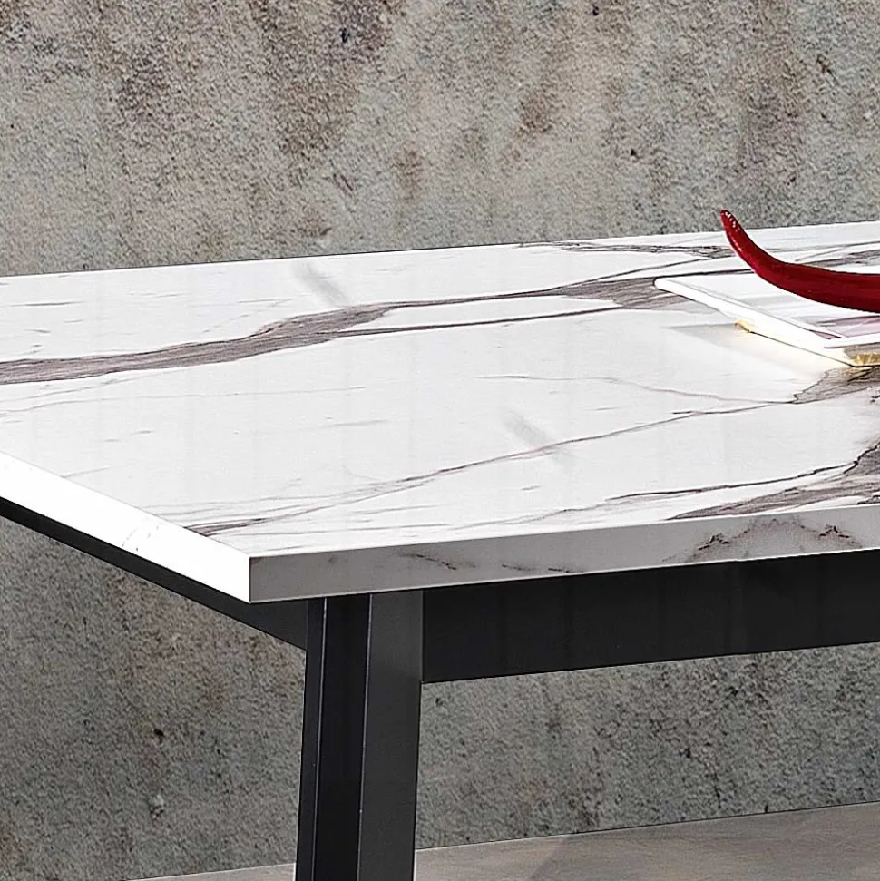 Tavolo Allungabile a 220 cm con Base Faggio Grafite Made in Italy - Toles