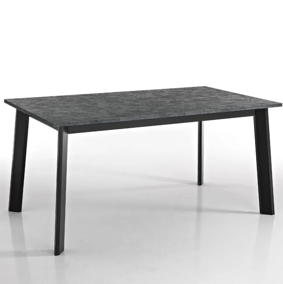 Tavolo Allungabile a 220 cm con Base Faggio Grafite Made in Italy - Toles