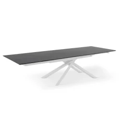 Tavolo Allungabile a 270 cm con Piano in HPL e Base in Alluminio - Cerca