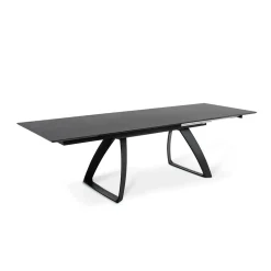 Tavolo Allungabile a 270 cm con Piano in HPL e Base in Alluminio - Villongo