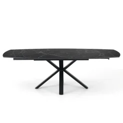 Tavolo Allungabile a 210 cm in Acciaio e Ceramica - Bavosa