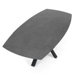Tavolo Allungabile a 210 cm in Acciaio e Ceramica - Bavosa