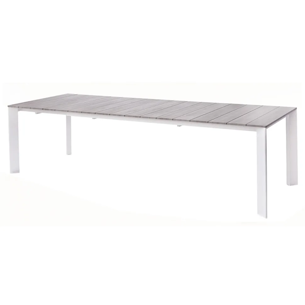 Tavolo Allungabile a 276 cm in Alluminio Effetto Legno - Orava