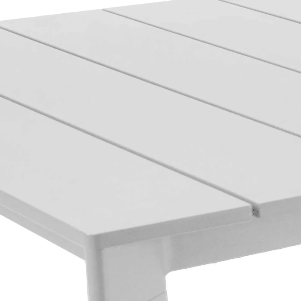 Tavolo Allungabile a 281 cm in Alluminio con Piano a Doghe - Specifico