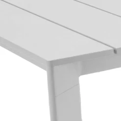 Tavolo Allungabile a 281 cm in Alluminio con Piano a Doghe - Specifico