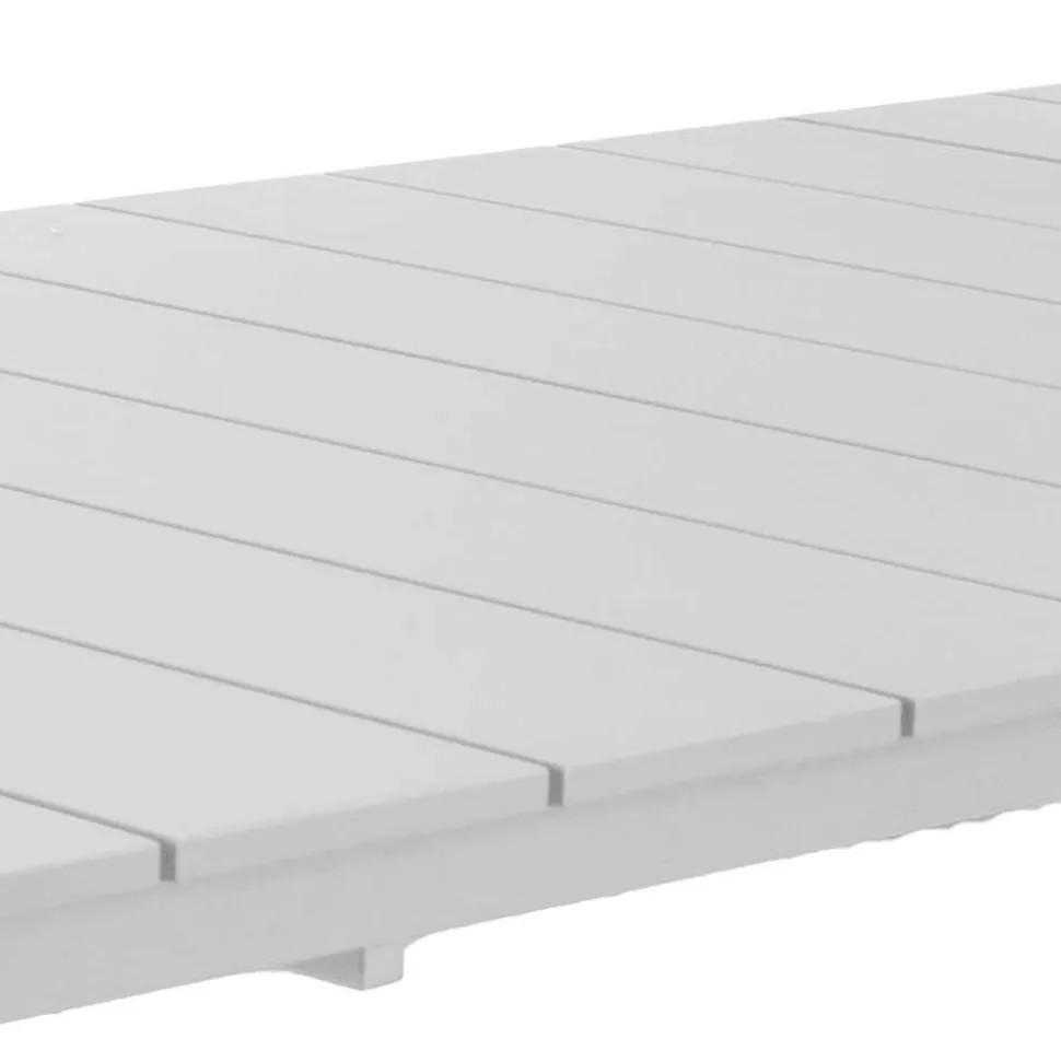 Tavolo Allungabile a 281 cm in Alluminio con Piano a Doghe - Specifico