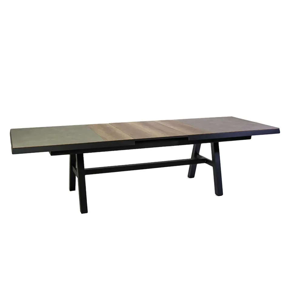 Tavolo Allungabile a 303 cm in Alluminio con Piano in HPL - Righello