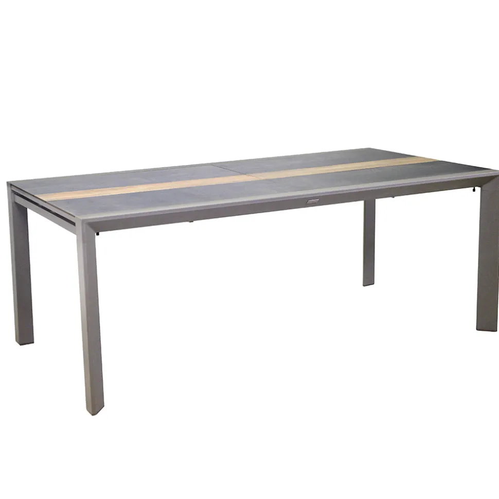 Tavolo Allungabile a 300 cm in Alluminio con Inserto in HPL - Righello