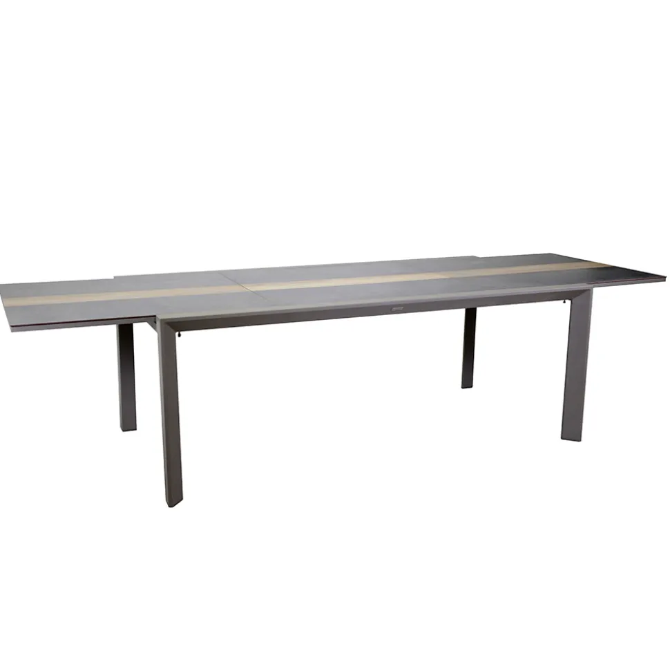 Tavolo Allungabile a 300 cm in Alluminio con Inserto in HPL - Righello