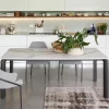 Tavolo Allungabile a 298 cm in Ceramica e Metallo Made in Italy - Tulipano