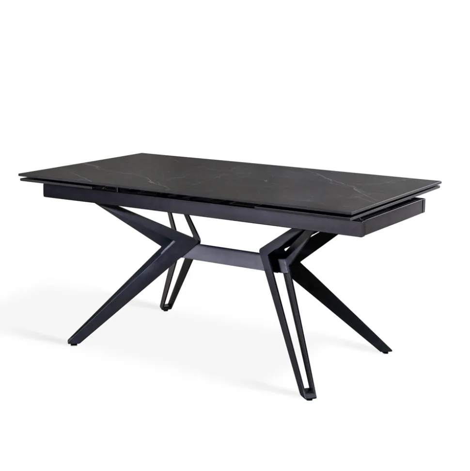 Tavolo Allungabile a 240 cm in Ceramica e Metallo - Bouquet
