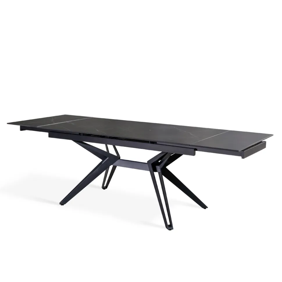 Tavolo Allungabile a 240 cm in Ceramica e Metallo - Bouquet