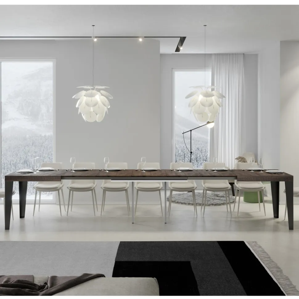 Tavolo Allungabile a 440 cm in Diverse Misure e Finiture Made in Italy - Spiaggia