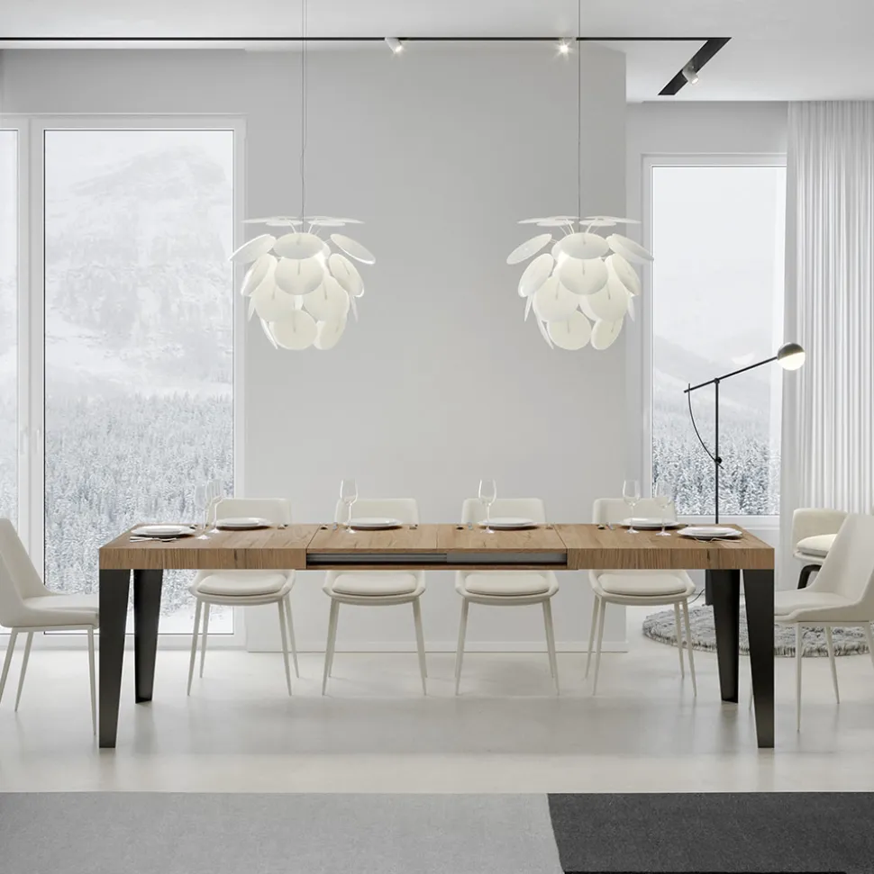 Tavolo Allungabile a 284 cm in Diverse Misure e Finiture Made in Italy - Spiaggia