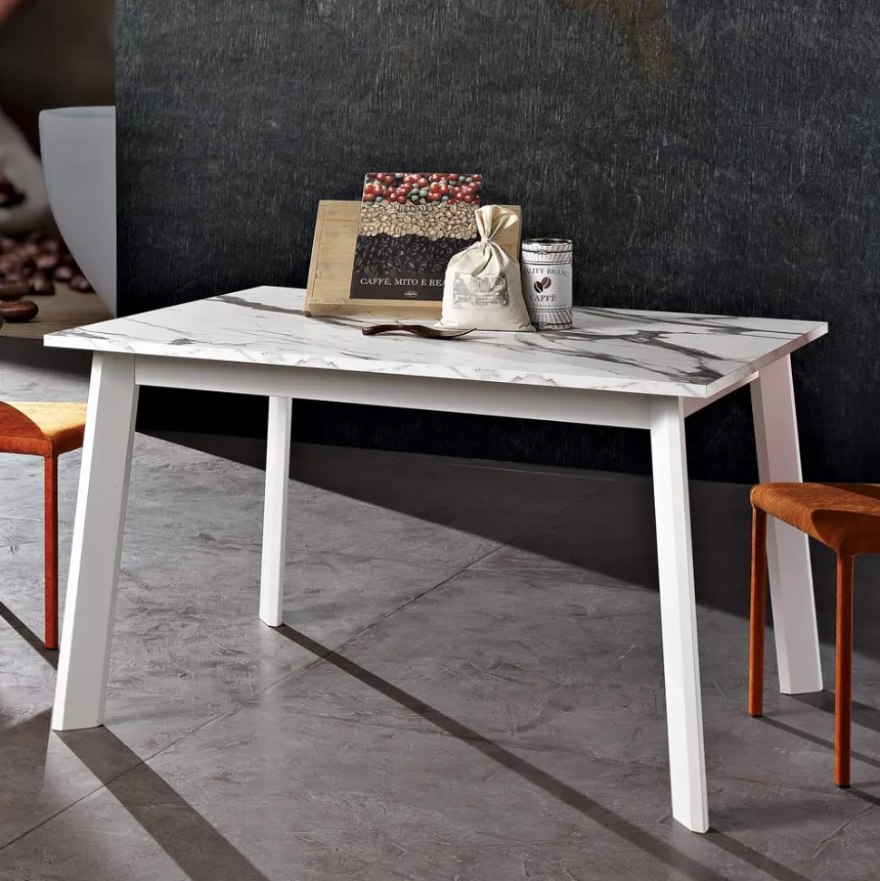 Tavolo Allungabile a 220 cm in Faggio e Melaminico Made in Italy - Toles