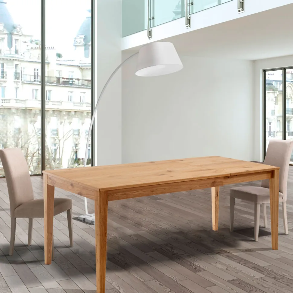 Tavolo Allungabile a 180 cm in Legno Massello di Betulla - Tallio