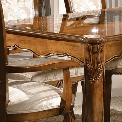 Tavolo Allungabile a 280 cm in Legno Noce Bassano Made in Italy - Caligola