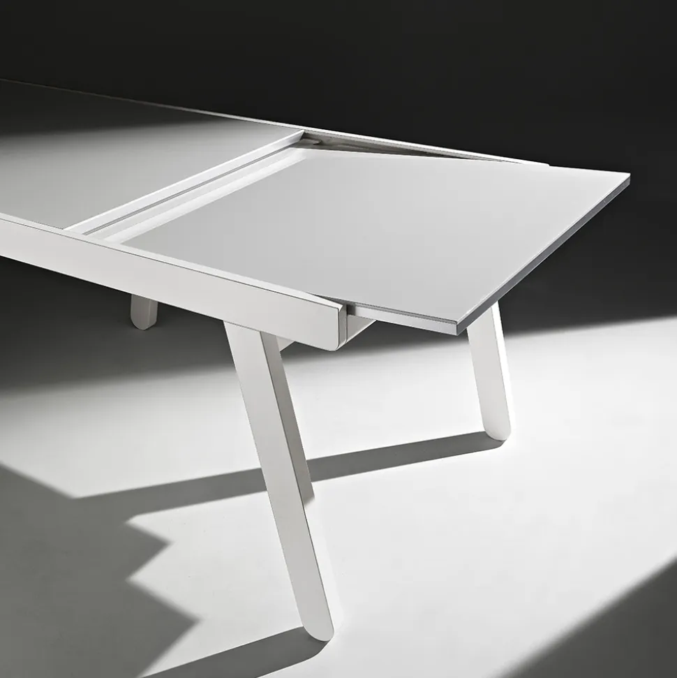 Tavolo Allungabile a 240 cm in Legno Laccato Made in Italy - Adrienne