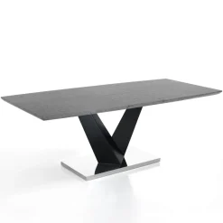 Tavolo Allungabile a 200 cm in MDF Cemento - Olmio