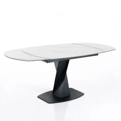 Tavolo Allungabile a 165 cm in Metallo e Ceramica - Boccanera