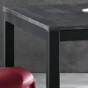 Tavolo Allungabile a 180 cm in Metallo Antracite Made in Italy - Beatrise
