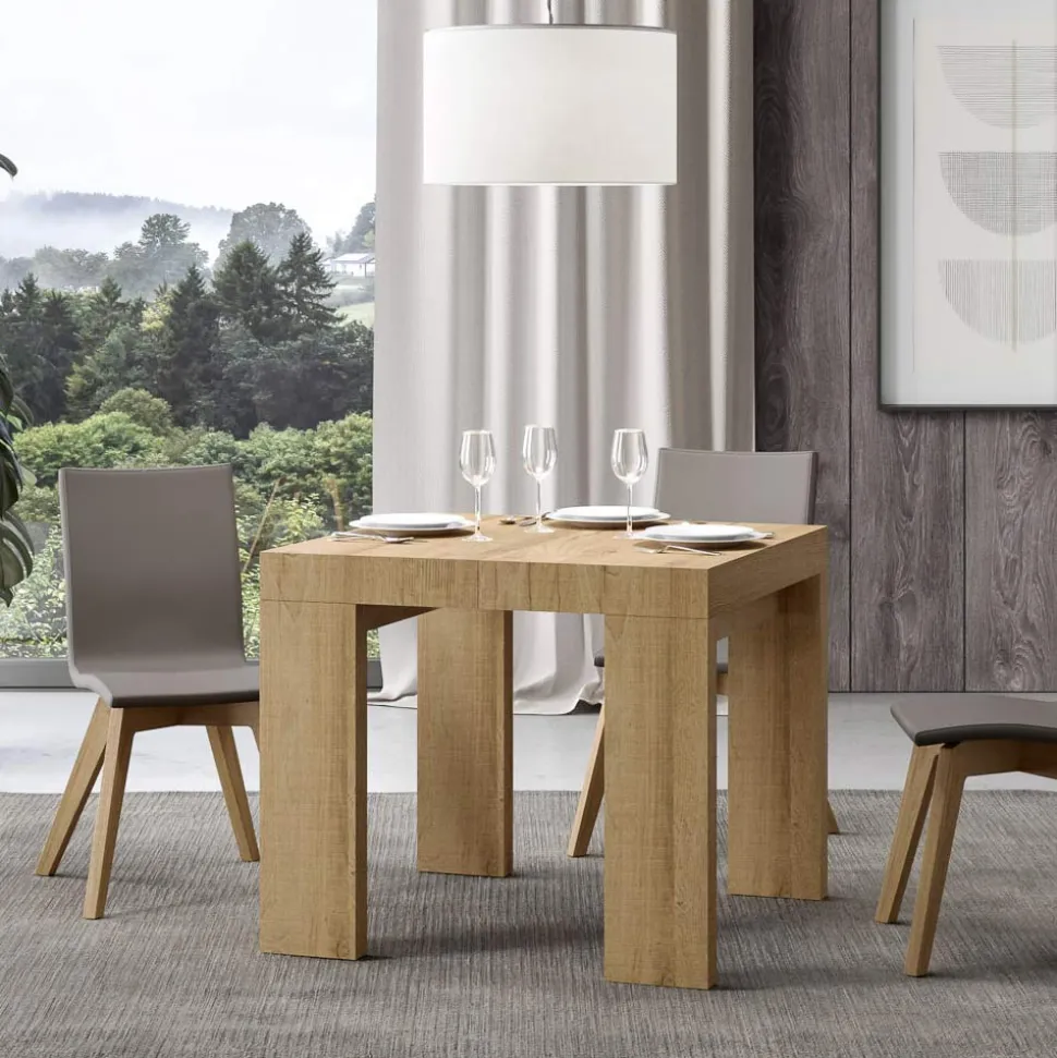 Tavolo Allungabile a 246 cm in Microparticelle di Legno Made in Italy - Albero