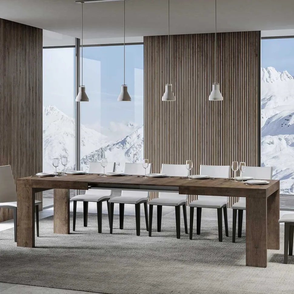 Tavolo Allungabile a 440 cm in Microparticelle di Legno Made in Italy - Albero