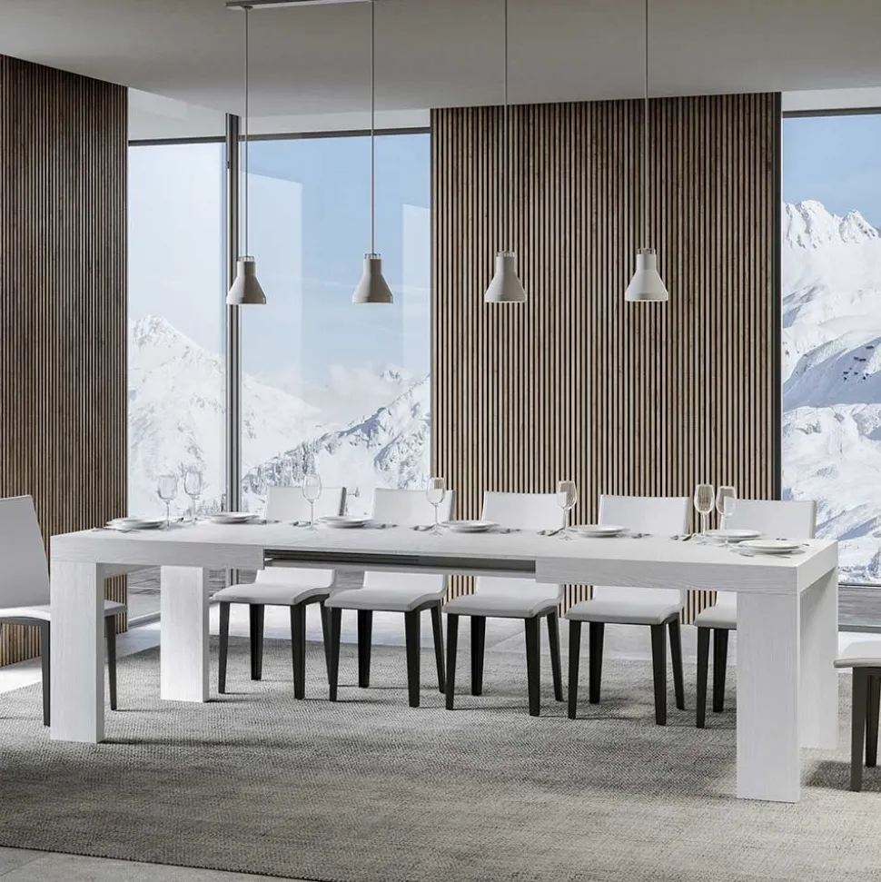 Tavolo Allungabile a 440 cm in Microparticelle di Legno Made in Italy - Albero