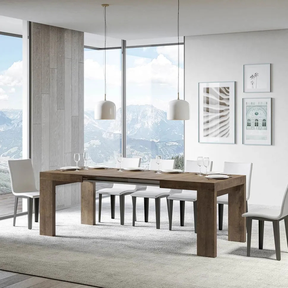 Tavolo Allungabile a 440 cm in Microparticelle di Legno Made in Italy - Albero