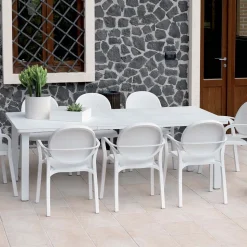 Tavolo Allungabile a 220 cm in Polipropilene e Alluminio - Pillow