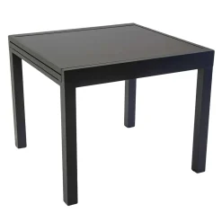 Tavolo Allungabile a 180 cm o 220 cm con Piano in Vetro Temprato - Cartellina