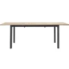 Tavolo Allungabile a Farfalla a 210 cm in Alluminio e Piano in Teak - Incanto