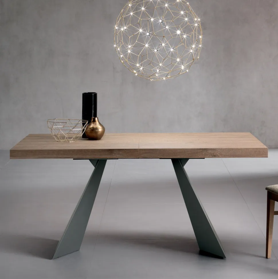 Tavolo Allungabile con Allunga Centrale in Laminato - Aperol