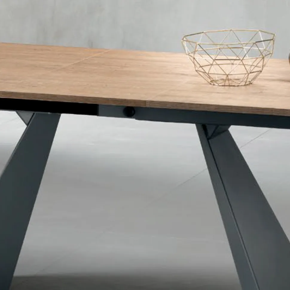 Tavolo Allungabile con Allunga Centrale in Laminato - Aperol