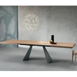 Tavolo Allungabile con Allunga Centrale in Laminato - Aperol