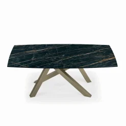 Tavolo Allungabile con Base e Piano in Diverse Finiture Made in Italy - Settimmio