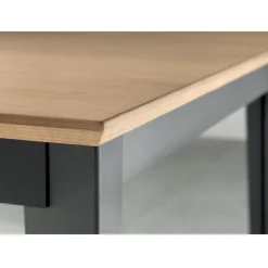 Tavolo Allungabile con Piano Impiallacciato Rovere Naturale - Anice
