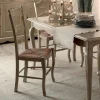 Tavolo Allungabile con 4 Sedie in Tortora Chiaro Made in Italy - Celestino